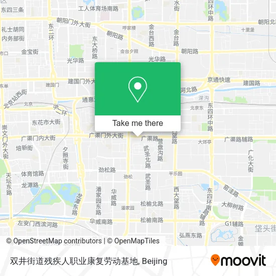 双井街道残疾人职业康复劳动基地 map
