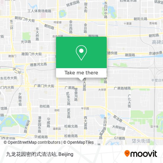 九龙花园密闭式清洁站 map