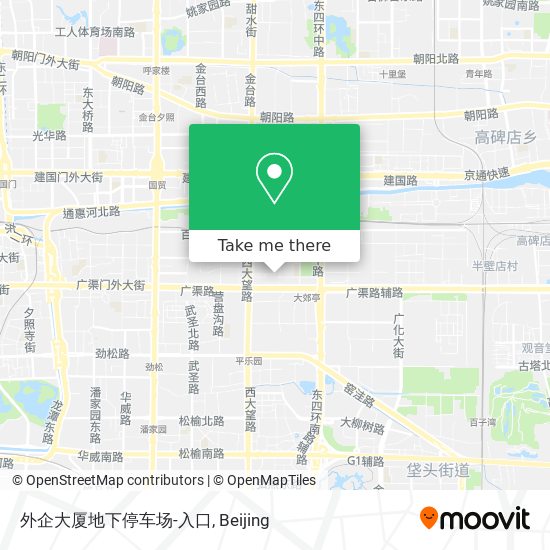 外企大厦地下停车场-入口 map