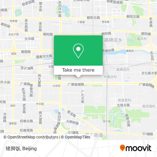 猪脚饭 map