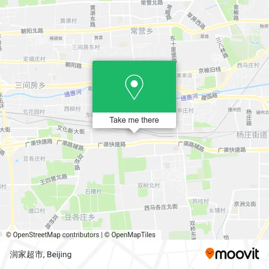 润家超市 map