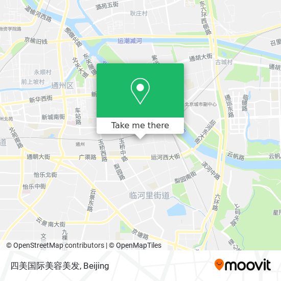 四美国际美容美发 map