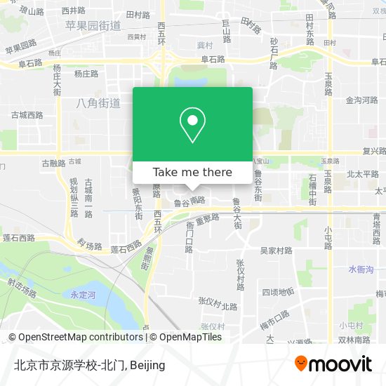 北京市京源学校-北门 map