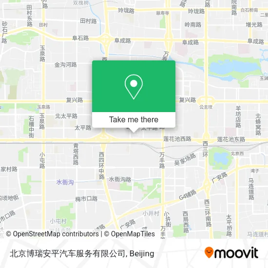 北京博瑞安平汽车服务有限公司 map