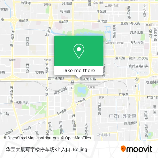华宝大厦写字楼停车场-出入口 map
