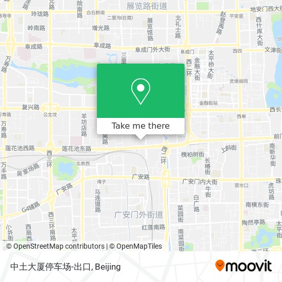 中土大厦停车场-出口 map