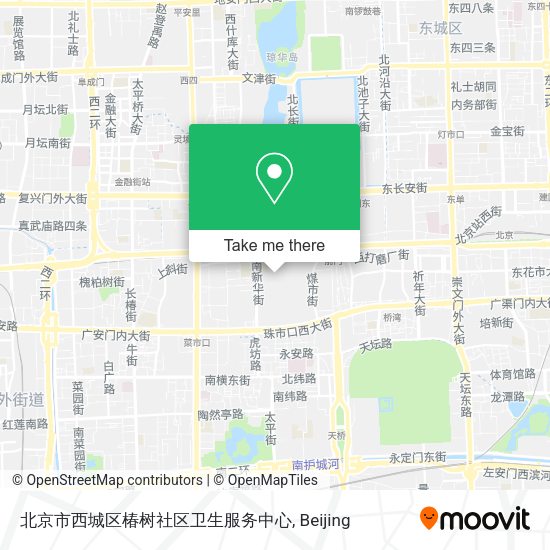 北京市西城区椿树社区卫生服务中心 map