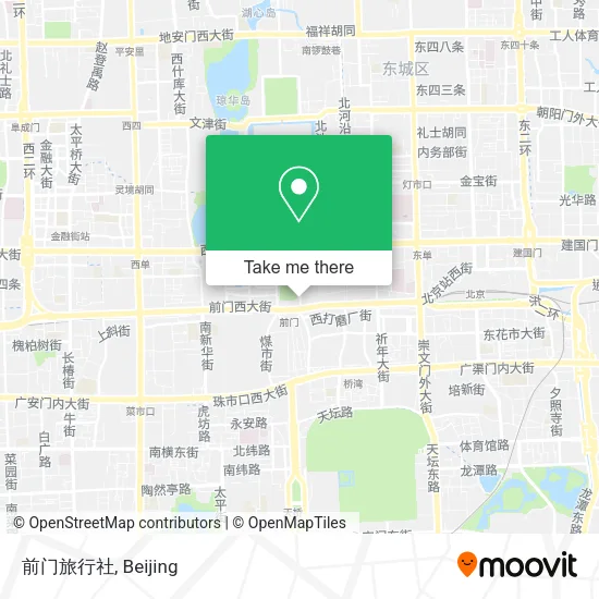 前门旅行社 map