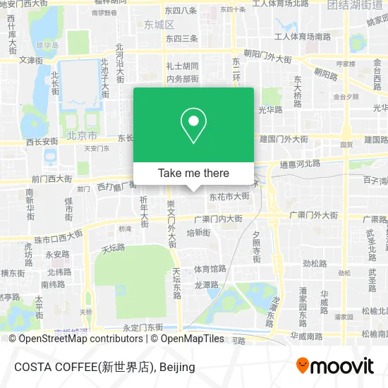 COSTA COFFEE(新世界店) map