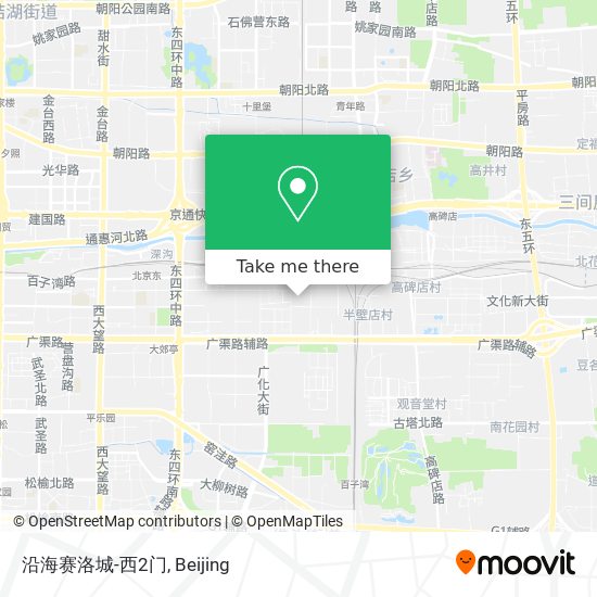 沿海赛洛城-西2门 map