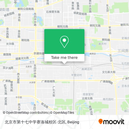 北京市第十七中学赛洛城校区-北区 map