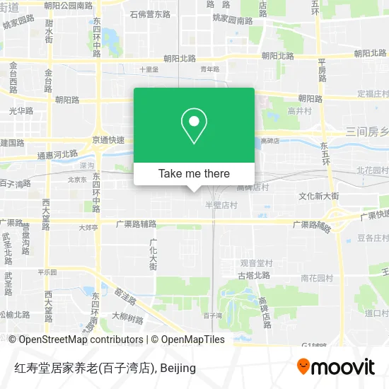 红寿堂居家养老(百子湾店) map