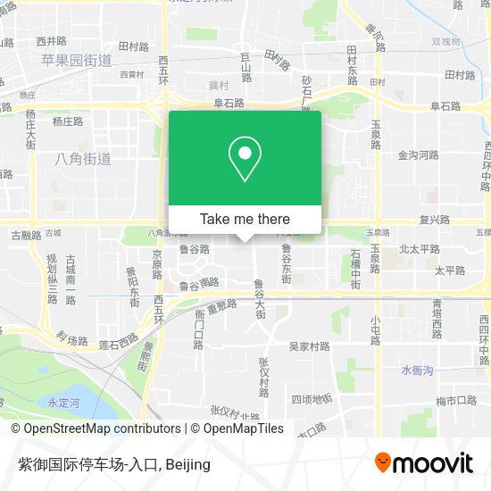 紫御国际停车场-入口 map