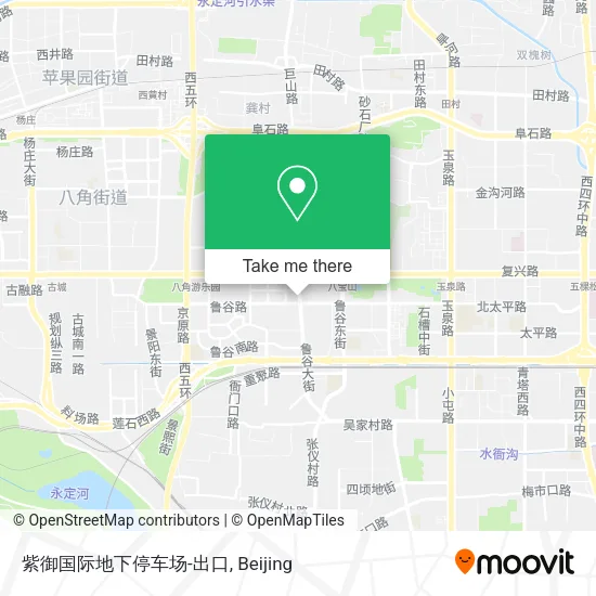 紫御国际地下停车场-出口 map