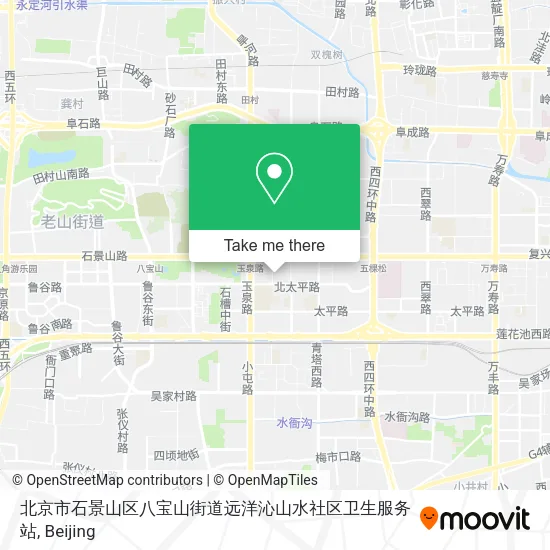 北京市石景山区八宝山街道远洋沁山水社区卫生服务站 map