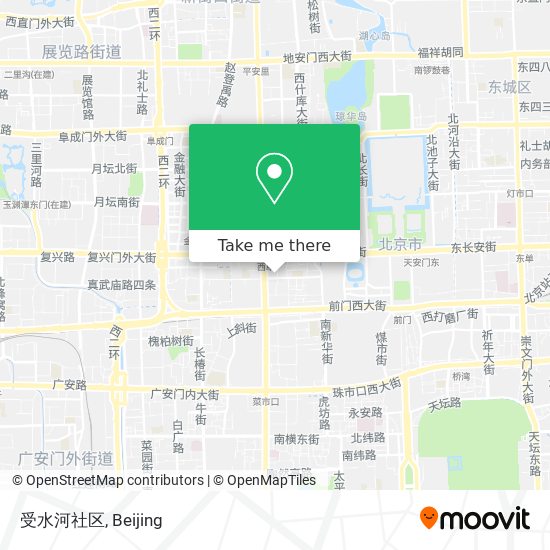 受水河社区 map