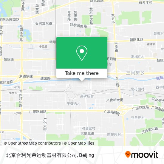 北京合利兄弟运动器材有限公司 map