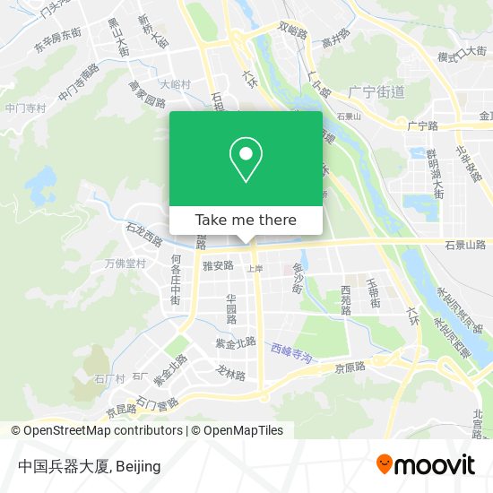 中国兵器大厦 map