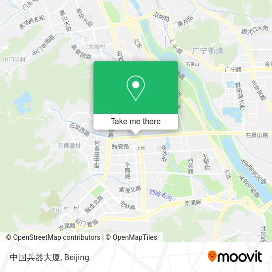 中国兵器大厦 map