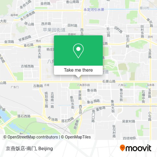 京燕饭店-南门 map