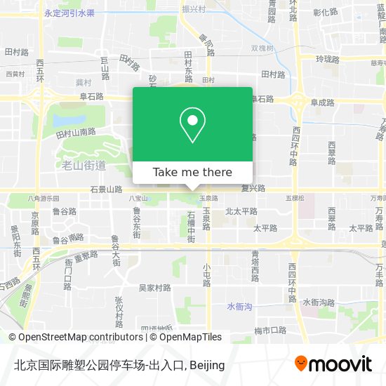 北京国际雕塑公园停车场-出入口 map