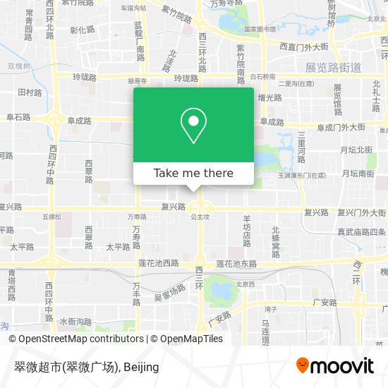 翠微超市(翠微广场) map