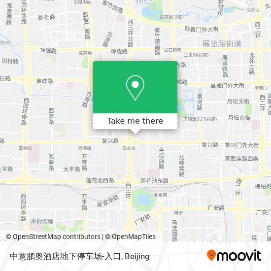 中意鹏奥酒店地下停车场-入口 map