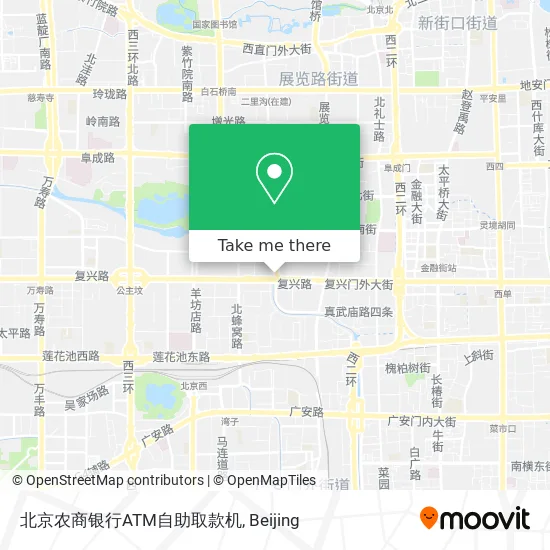 北京农商银行ATM自助取款机 map