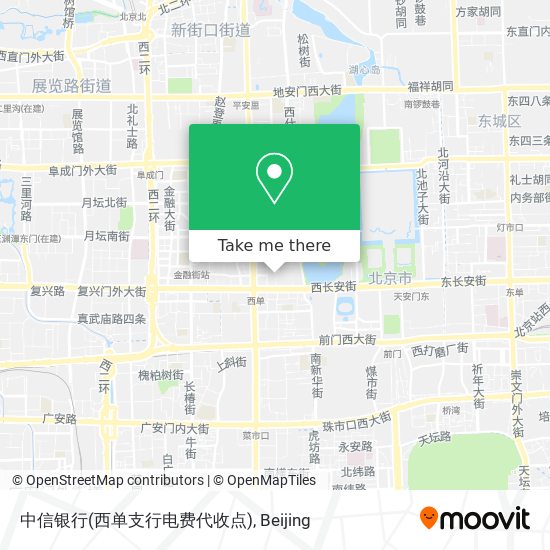 中信银行(西单支行电费代收点) map