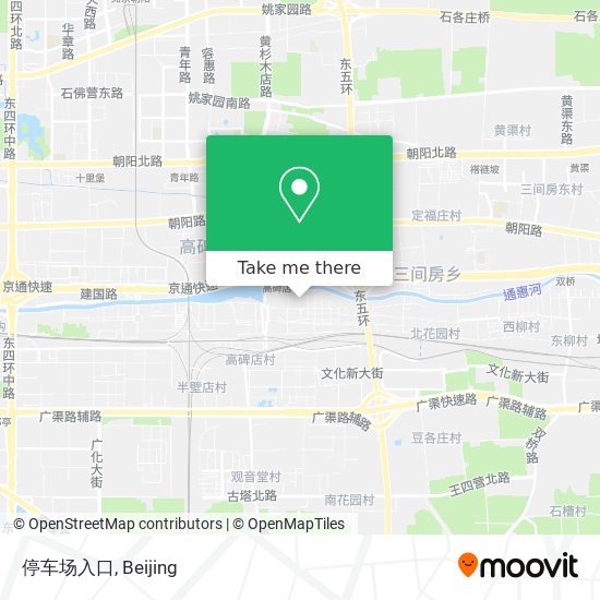 停车场入口 map