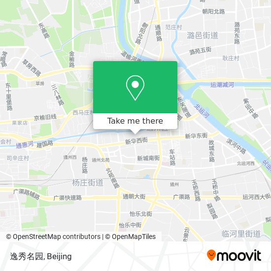 逸秀名园 map