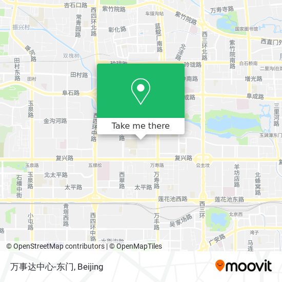 万事达中心-东门 map