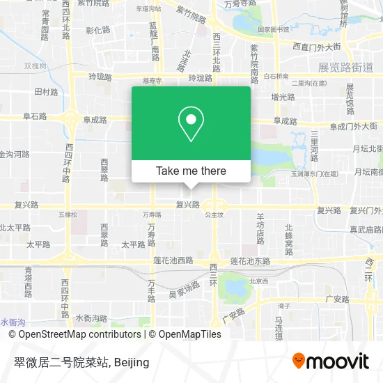翠微居二号院菜站 map