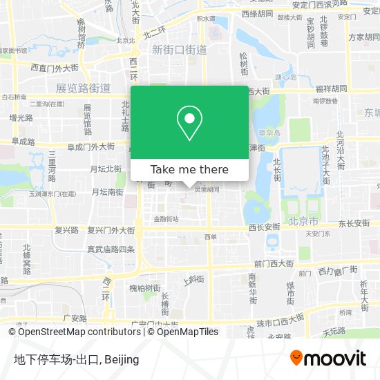 地下停车场-出口 map