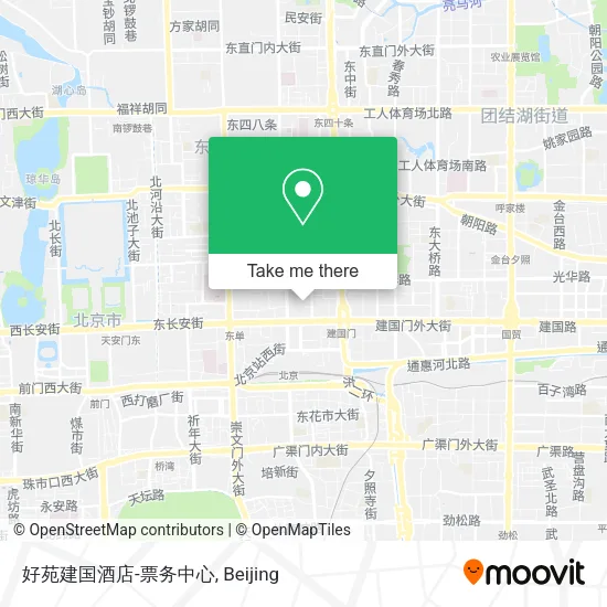 好苑建国酒店-票务中心 map