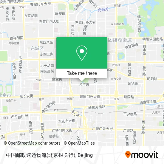 中国邮政速递物流(北京报关行) map