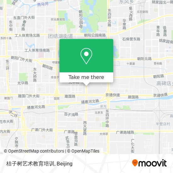 桔子树艺术教育培训 map