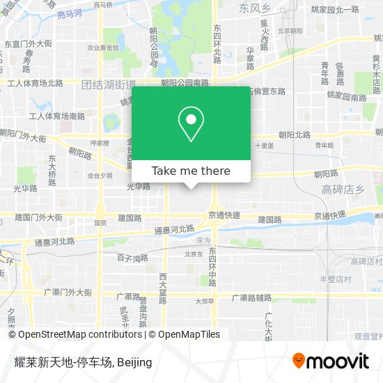 耀莱新天地-停车场 map