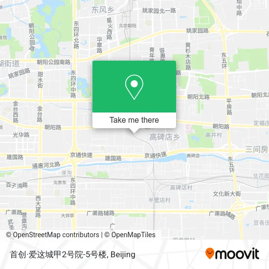 首创·爱这城甲2号院-5号楼 map