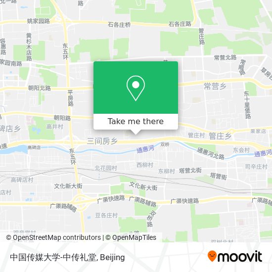 中国传媒大学-中传礼堂 map