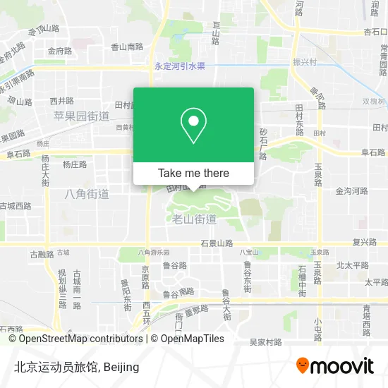 北京运动员旅馆 map