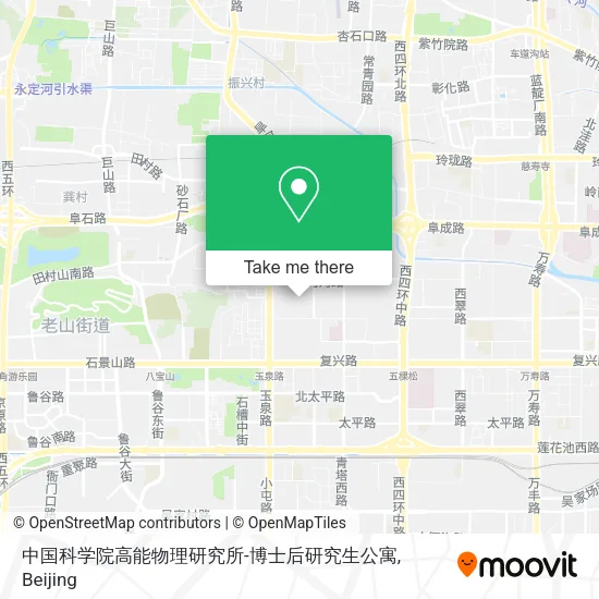 中国科学院高能物理研究所-博士后研究生公寓 map