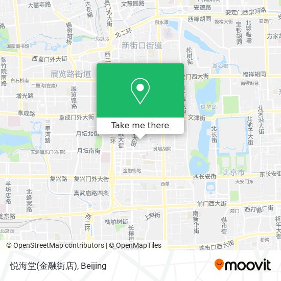 悦海堂(金融街店) map