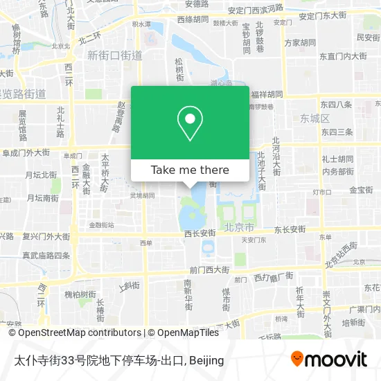 太仆寺街33号院地下停车场-出口 map