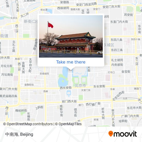 中南海 map