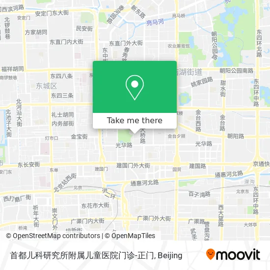 首都儿科研究所附属儿童医院门诊-正门 map