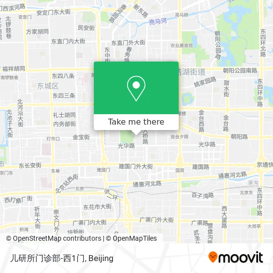 儿研所门诊部-西1门 map