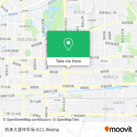 凯泰大厦停车场-出口 map