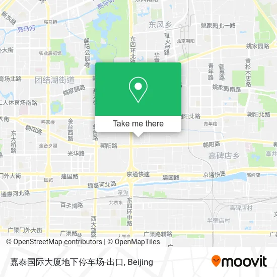 嘉泰国际大厦地下停车场-出口 map