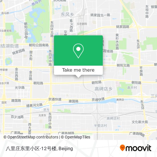 八里庄东里小区-12号楼 map